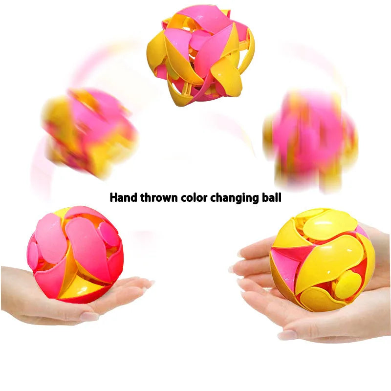 2 piezas de accesorios de plástico para reducir la presión para niños, pelota deformable de doble color, accesorios para reducir la presión entre padres e hijos