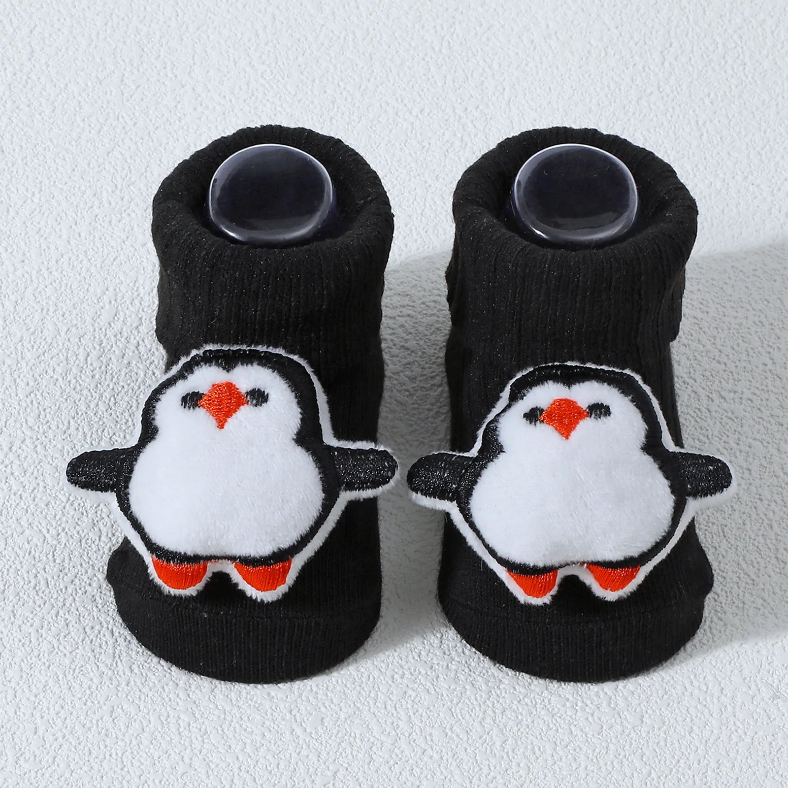 Calcetines bonitos de dibujos animados de oso, León, Panda, calcetines de bebé para niños y niñas, calcetines de tubo sólidos de algodón suave para recién nacidos, calcetines para niños