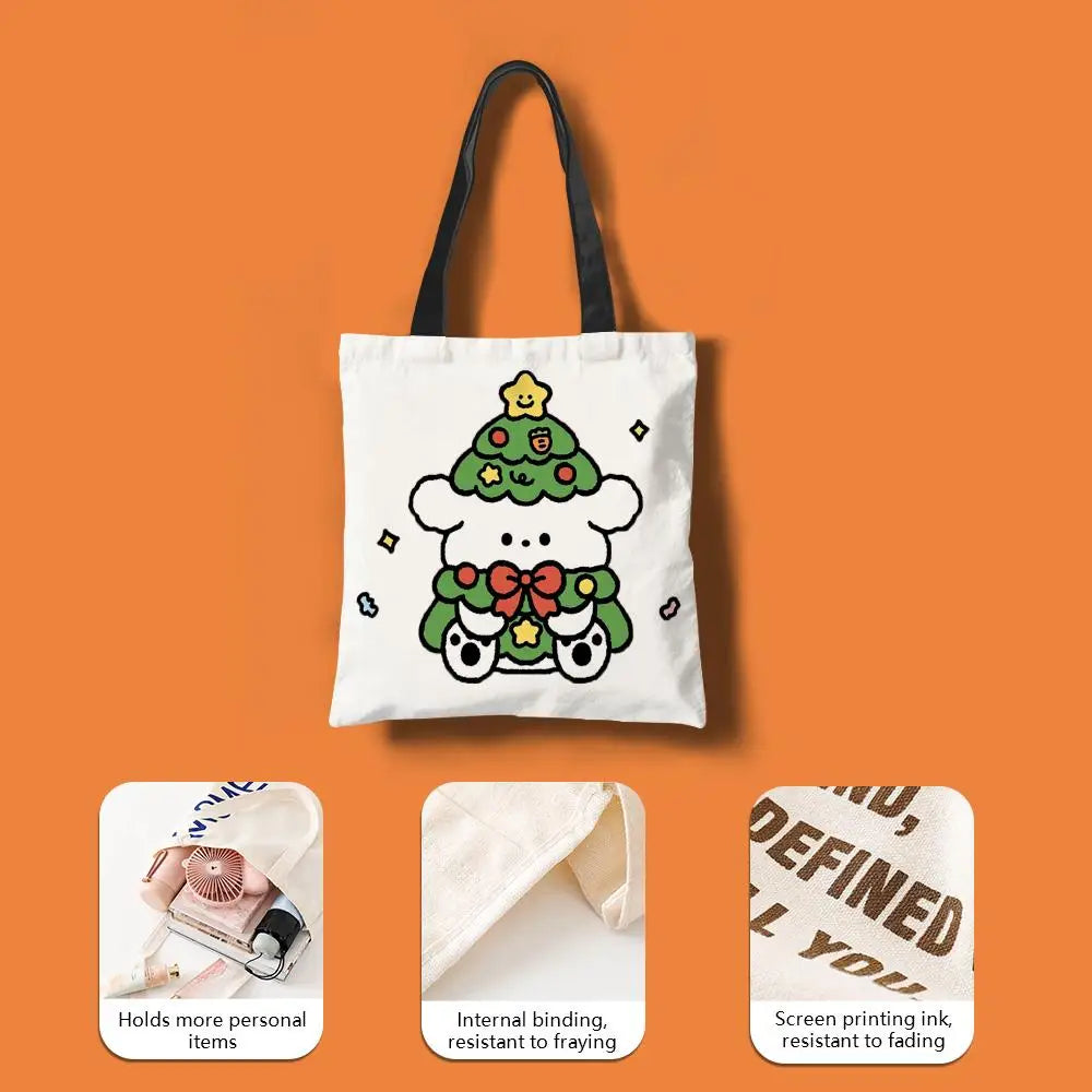 Bolsos de Almacenamiento Art F-Frida Kahlo, Bolso Tote de Lona con Estampado a Doble Cara, Bolso de Hombro de Gran Capacidad para Mujer