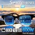 Gafas Inteligentes con IA, 4K, Control Remoto, Cámara Táctil, Grabación, Traductor, Asistente de Voz, Bluetooth Inalámbrico