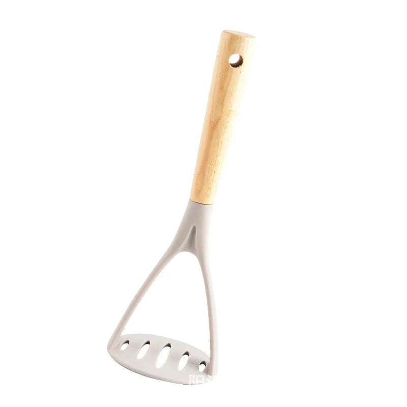 Herramientas de cocina transfronterizas, prensador de patatas de silicona, prensador de ajo, prensador de patatas resistente a altas temperaturas