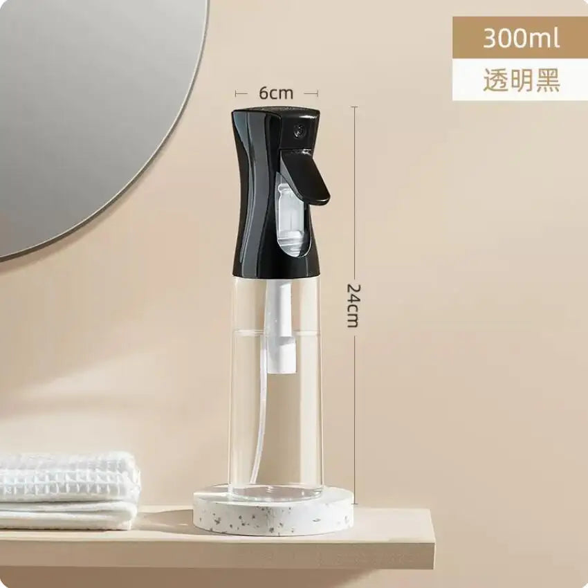 Botella pulverizadora continua de alta presión, 200ml, 300ml, 500ml, para peluquería, plantas, jardines, Alcohol, niebla fina, hidratación de maquillaje para el hogar