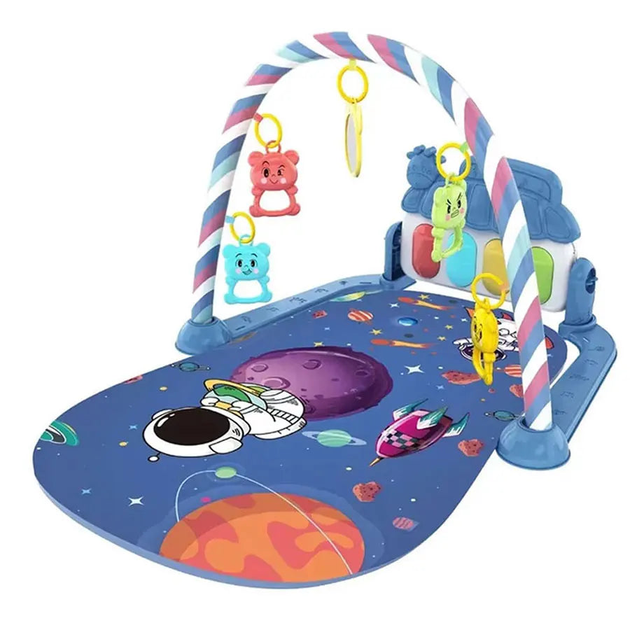 Tapete de juego para bebé, alfombra de actividades para gatear en gimnasio, juguetes para regalo de 0 a 12 meses, tapete de juego infantil, estante de música para niños pequeños, alfombra con teclado de Piano