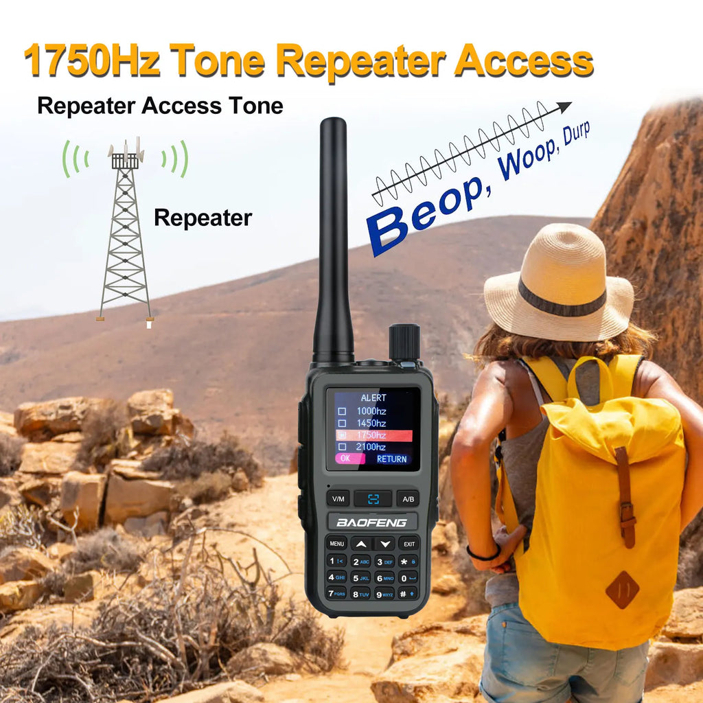 2 unids/pack Baofeng UV-5R Mini doble banda Dual PTT Walkie Talkie 5RMINI banda aérea Rx 5W compacto VOX FM Radio aficionado carga tipo C