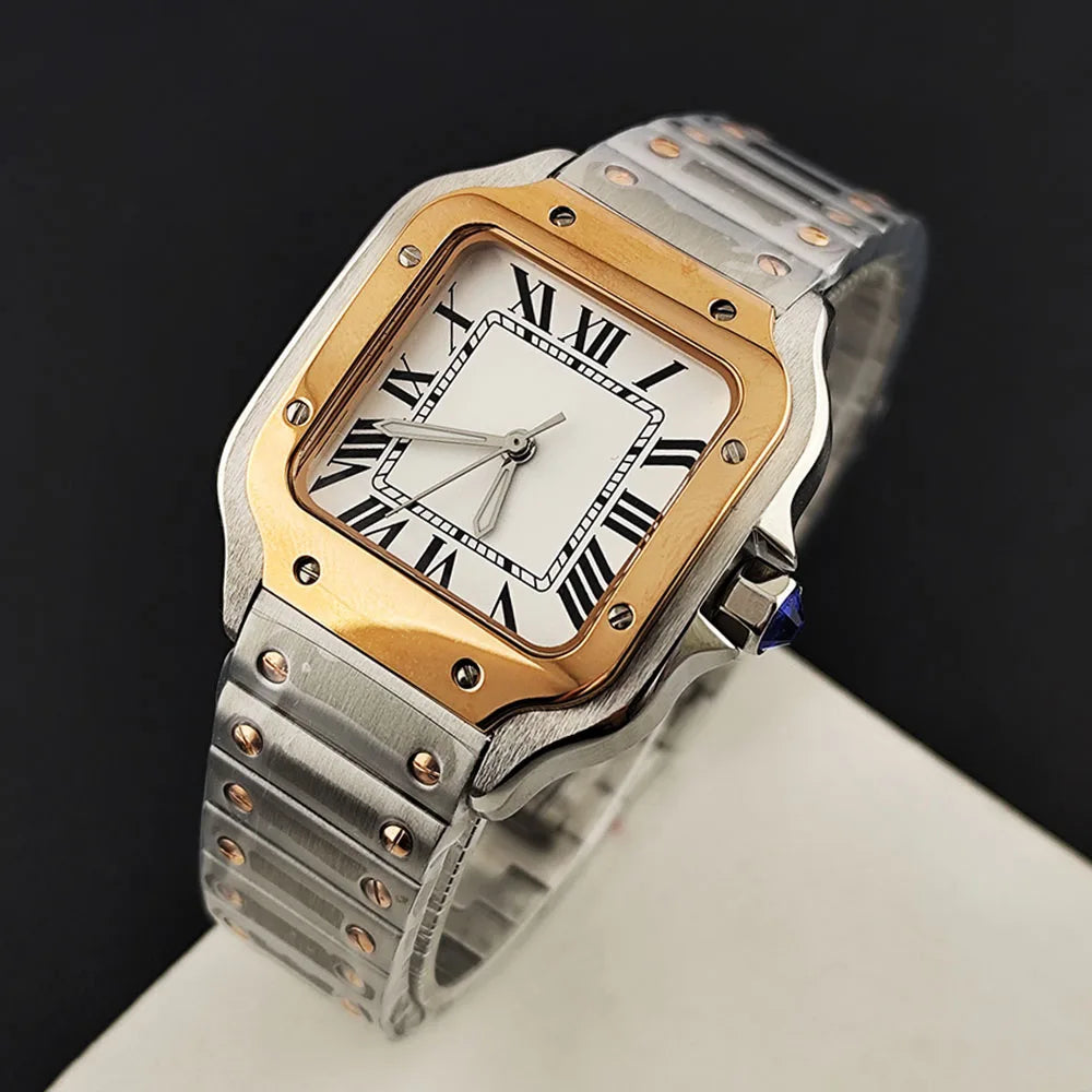 Reloj de Moda para Mujer 2026, Modelo NH05, Color Rosa Plateado, Acero Inoxidable, Logotipo Personalizado, Movimiento NH05