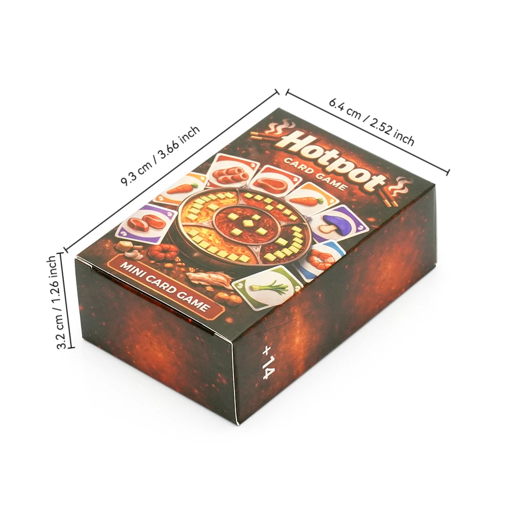 Juego de cartas estilo Hotpot de Palia, juego de colección para fiestas, juego de estrategia y emparejamiento, crea tres conjuntos de tres cartas, divertido.