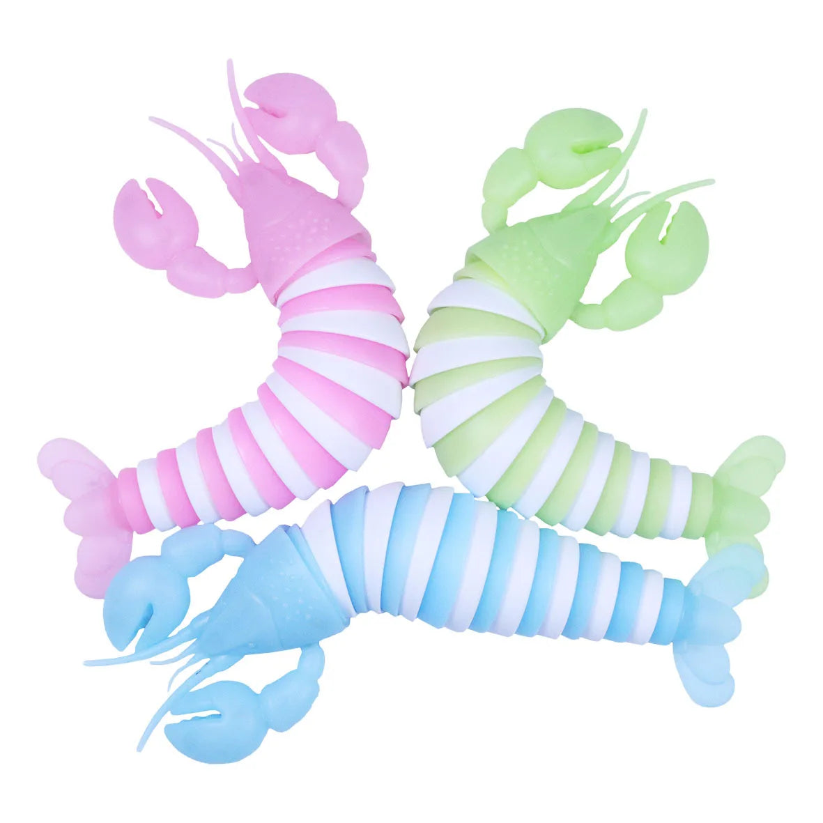 Juguete antiestrés 3D Slug, caracol colorido, giro creativo, alivio de todas las edades, juguetes sensoriales antiansiedad para niños