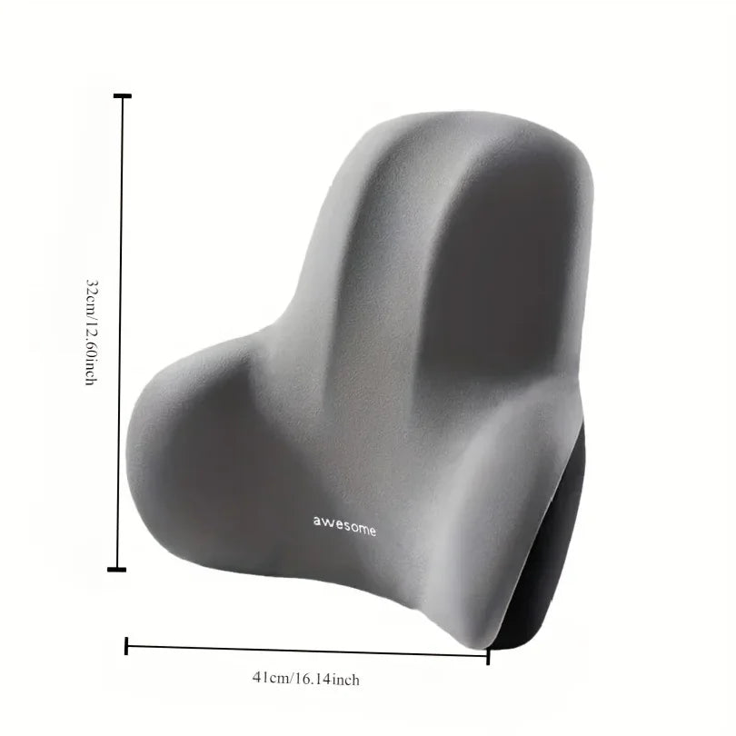 Cojín de Espuma Viscoelástica para Silla de Oficina con Soporte Lumbar, para Dolor de Espalda, Funda Lavable, Sistema de Alivio del Dolor para Silla de Escritorio