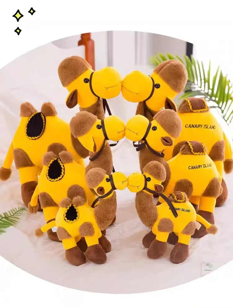 Juguete de Peluche de Camello de Simulación, Muñeco de Camello del Desierto, Almohada Creativa de Camello, Juguete para Niños, Regalo Kawayi