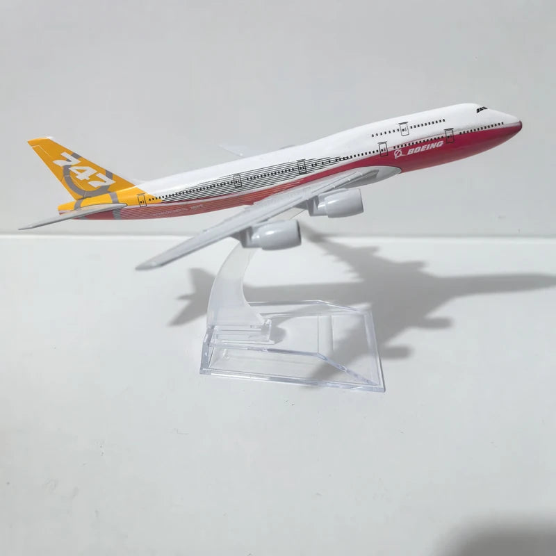 JASON TUTU modelo Original Boeing 747 avión Diecast Metal 1/400 escala miniatura avión modelo aviones regalo