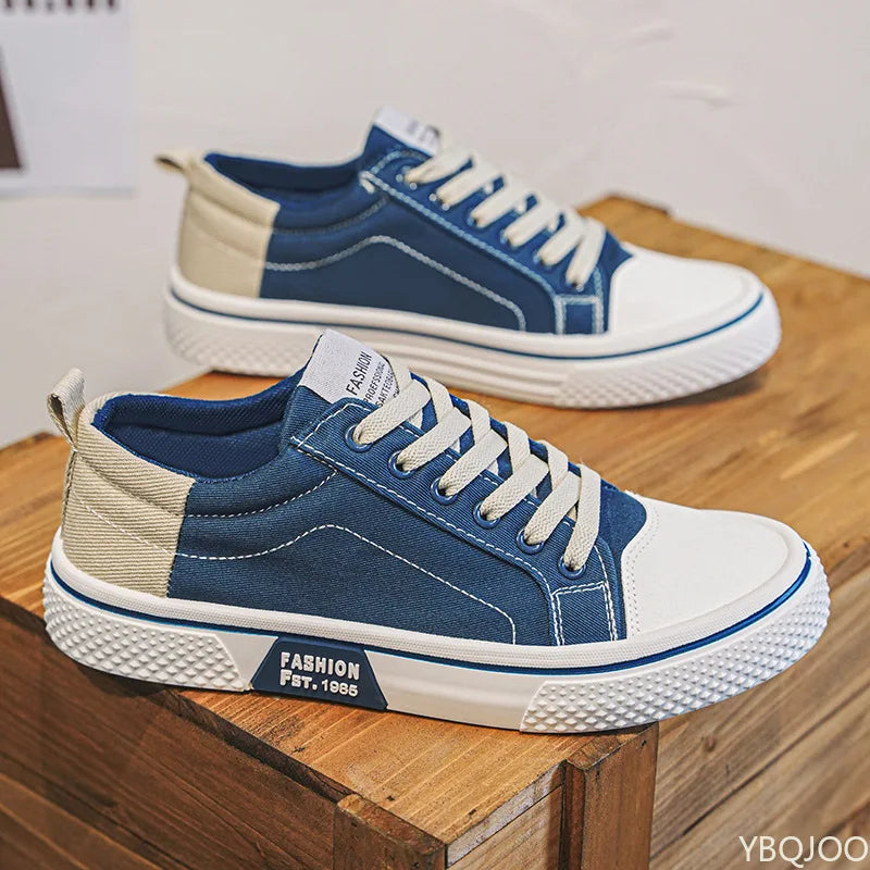 Zapatos ligeros y transpirables para hombre, nuevos zapatos de lona, cómodos, de talla grande, resistentes al desgaste, zapatillas informales a la moda