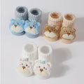 3 par/set de calcetines para bebés, accesorios para recién nacidos, animales de dibujos animados, ropa de regalo para niños, material infantil, calcetín transpirable de algodón
