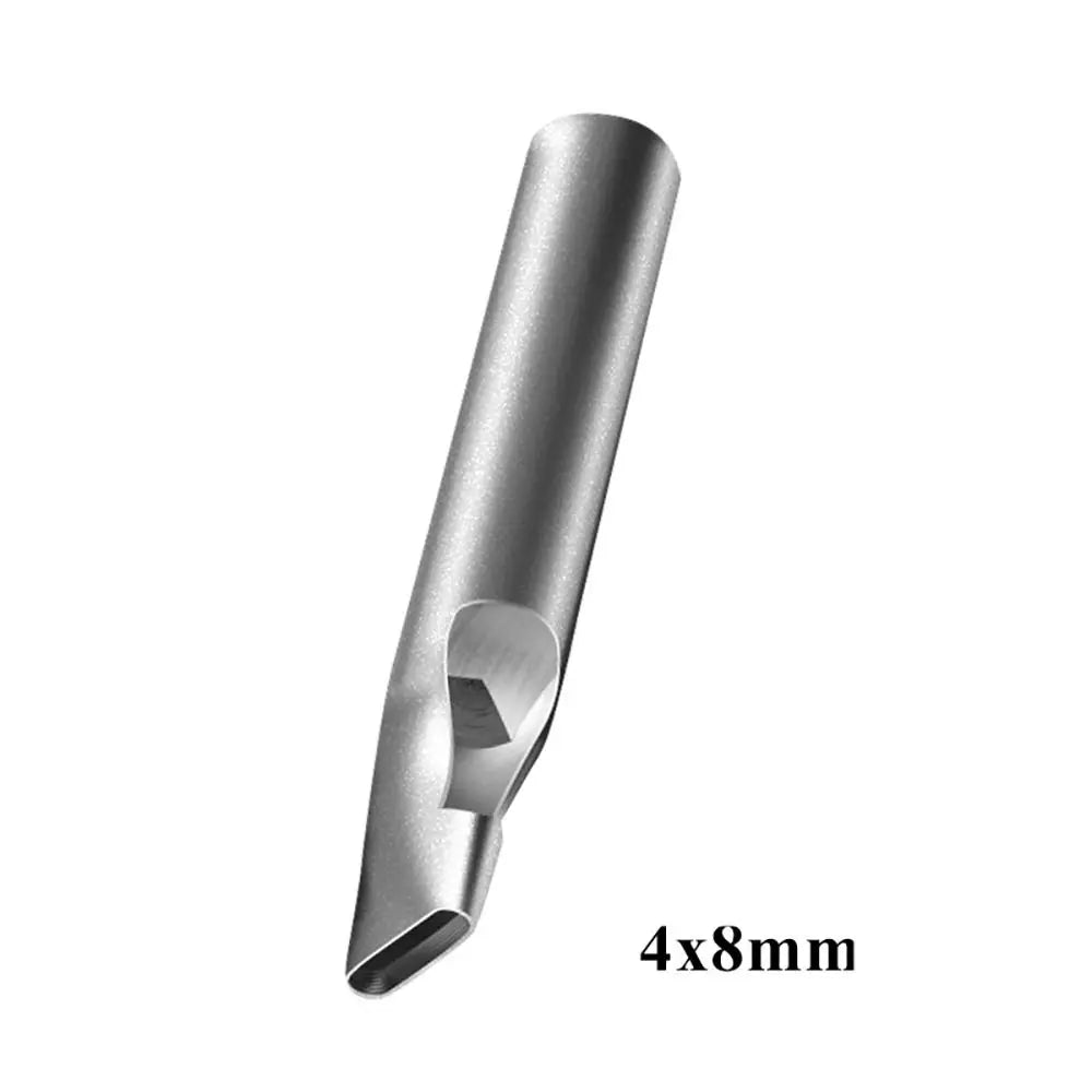 1 ud. Nuevo perforador de cuero para cinturones, herramienta DIY, perforador de agujeros huecos, ovalados, elípticos, de acero para manualidades