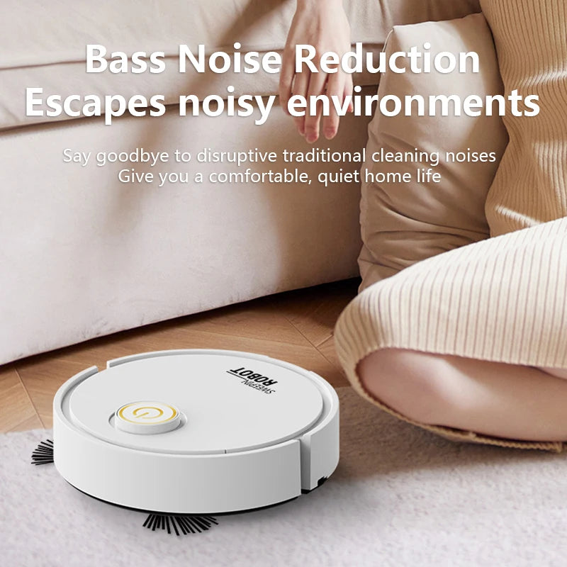Robot aspirador de barrido inteligente 3 en 1, fregona lavable de succión fuerte de 6000pa para pelo de mascotas, suelo duro, Ideal para el hogar y la cocina