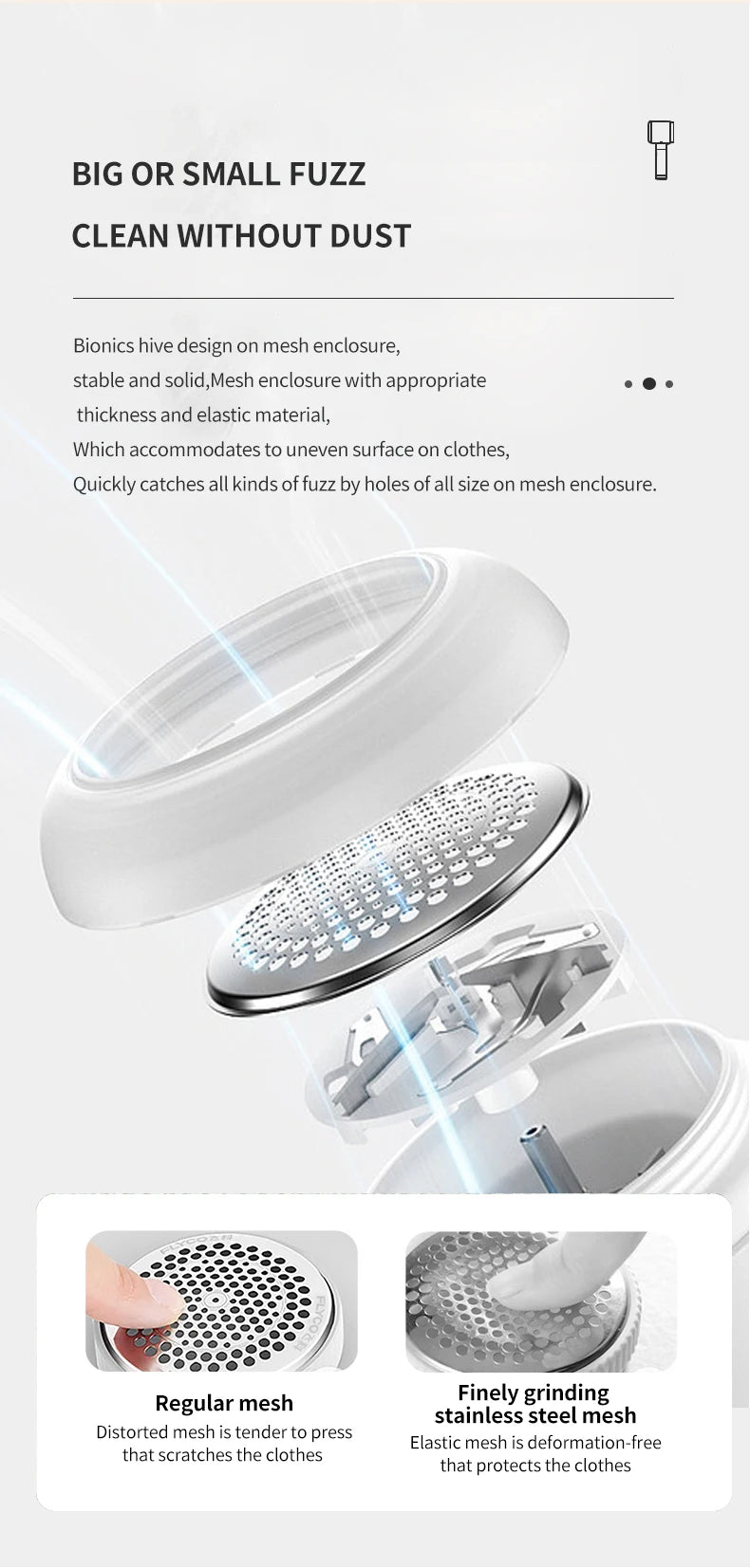 Eliminador de pelusas para ropa, eliminador de pelusas de pellets eléctrico, afeitadora de bolas de pelo de tela portátil recargable, elimina pelusa de ropa