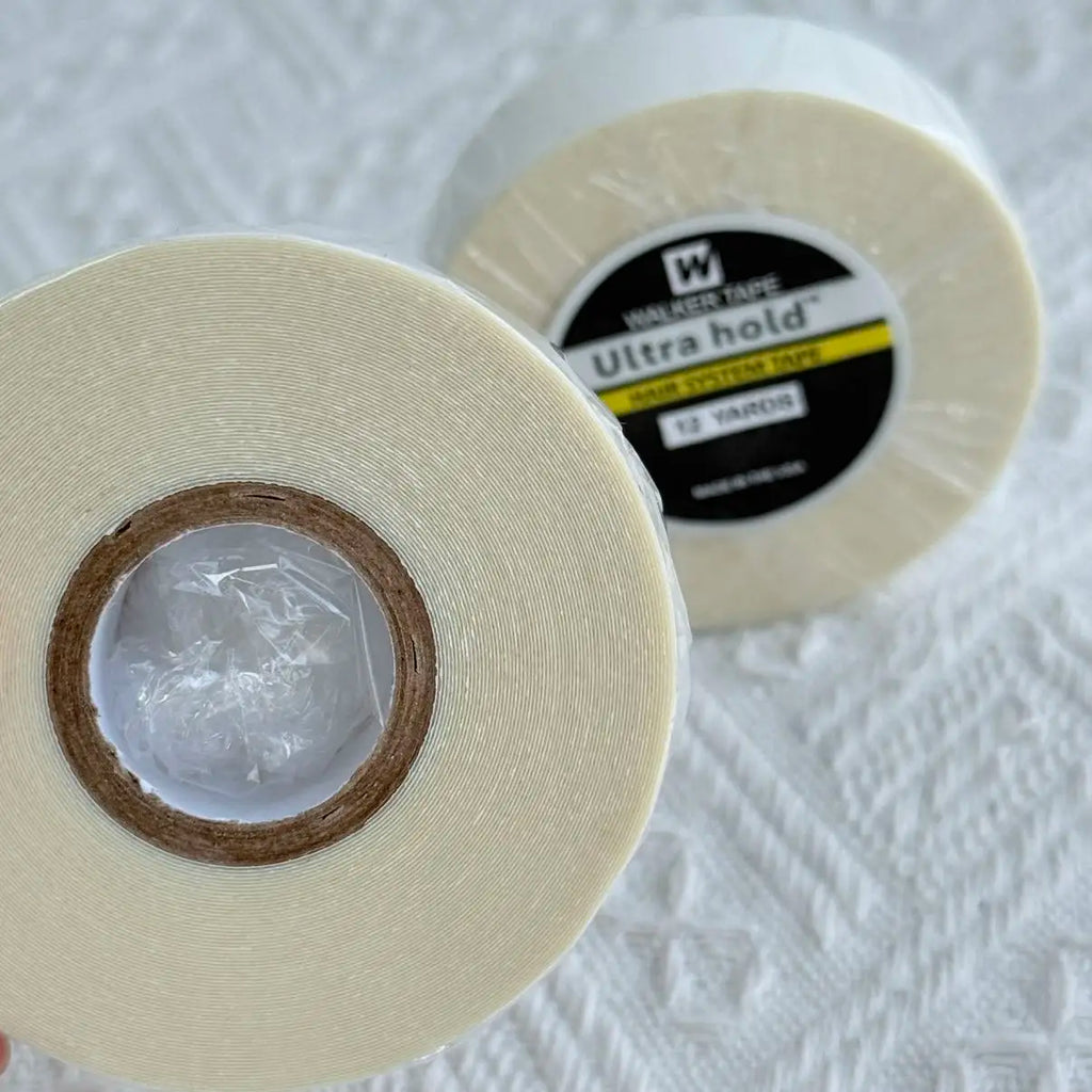 Cinta adhesiva de doble cara para peluca Ultra Hold, cinta adhesiva para extensión de cabello/tupé/pelucas de encaje, cinta adhesiva para cabello de 3/12 yardas