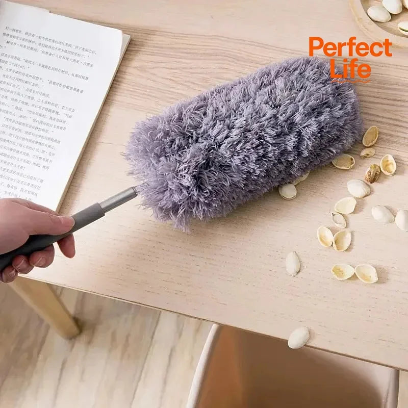 Plumero de limpieza ligero, cepillo de polvo Flexible, herramienta de limpieza del hogar para eliminación de huecos, 1/2 Uds.