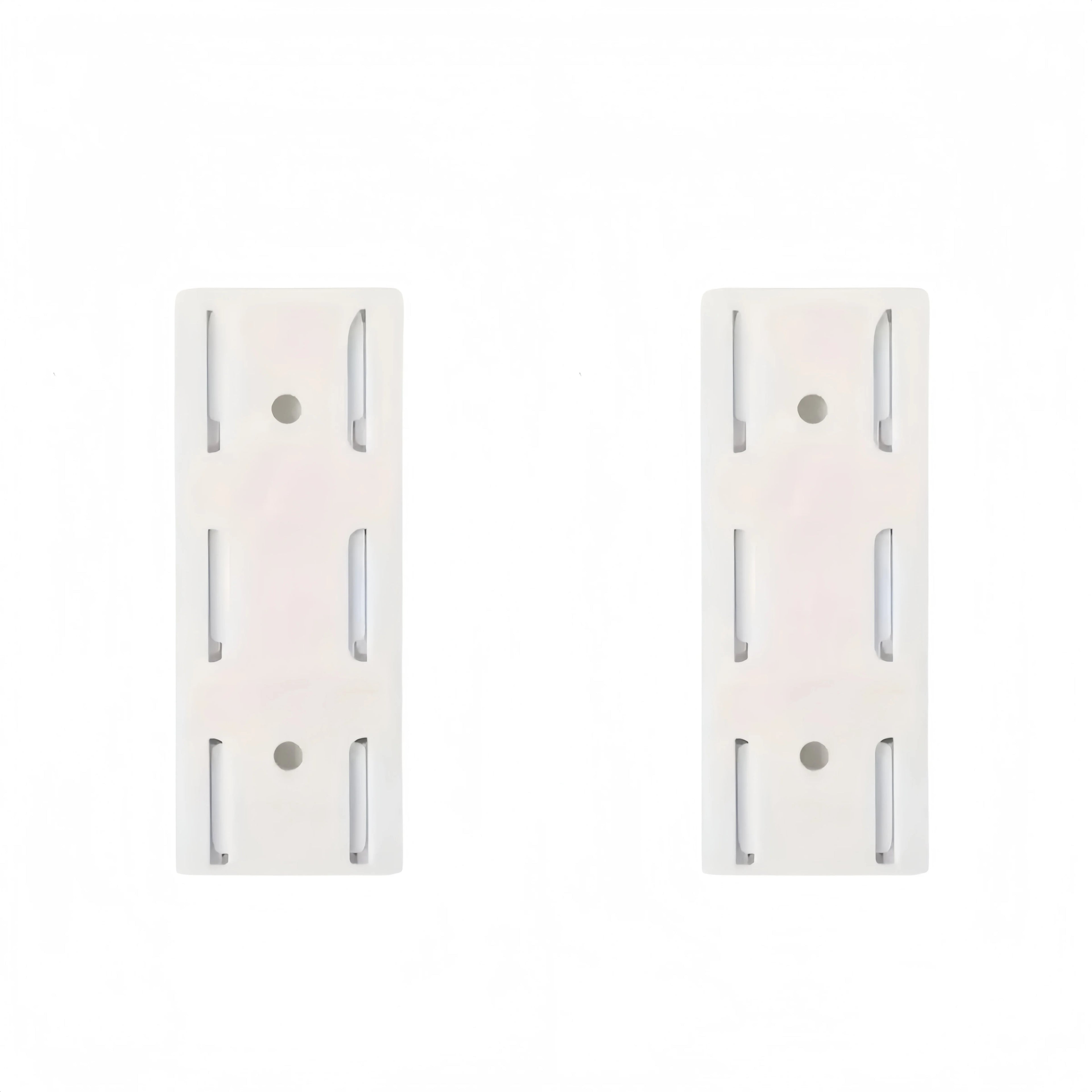 Soporte montado en la pared, fijador de enchufe sin perforaciones, fijador de enchufe autoadhesivo, soporte para regleta de alimentación, estante organizador de cables