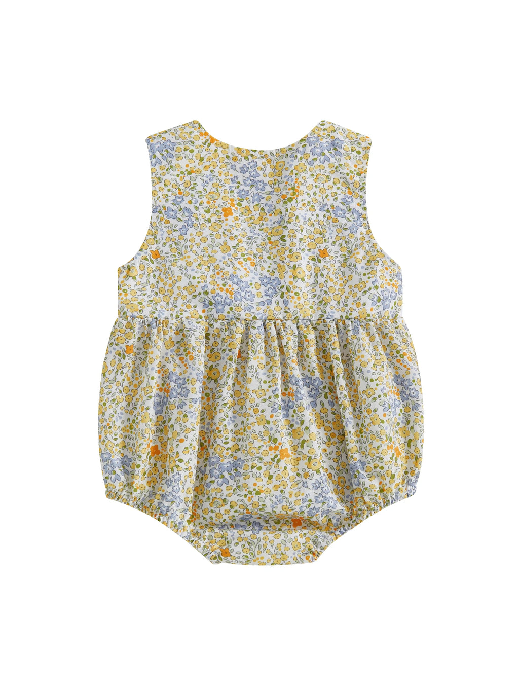 Lindo pelele de verano para bebé niña con bordado de pato, sin mangas, cuello redondo, dulce mono floral, trajes de sol