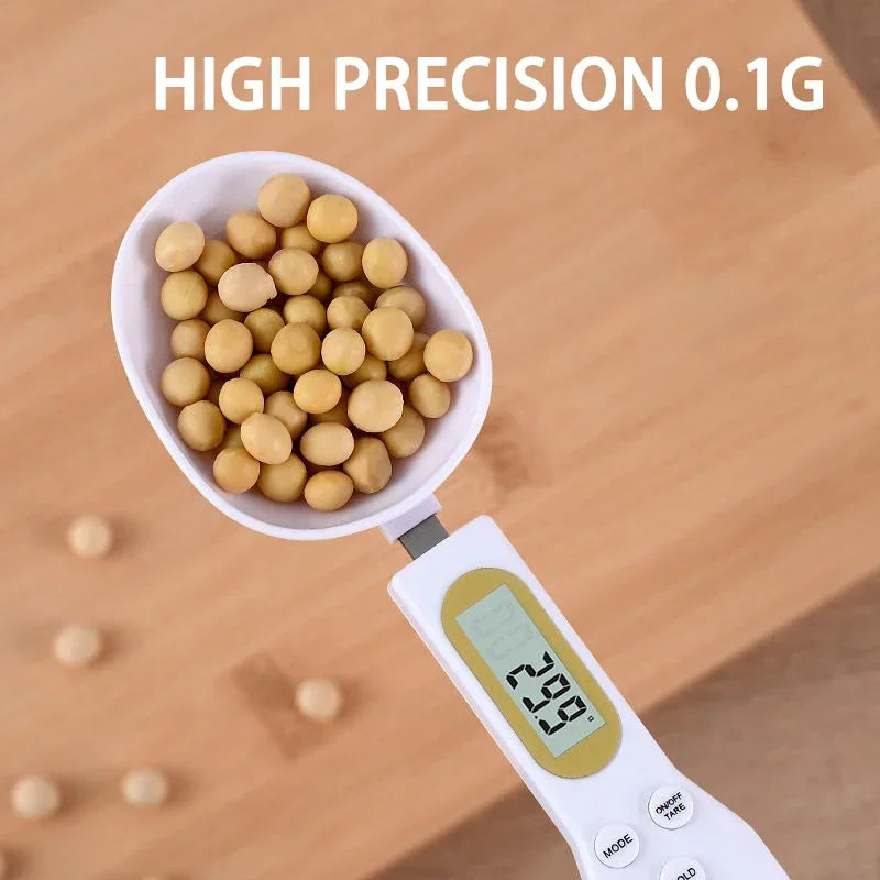 Báscula de Cocina Electrónica de 500g/0.1g, Báscula Digital LCD para Medir Alimentos, Harina, Cuchara Digital, Mini Herramienta de Cocina para Leche, Café