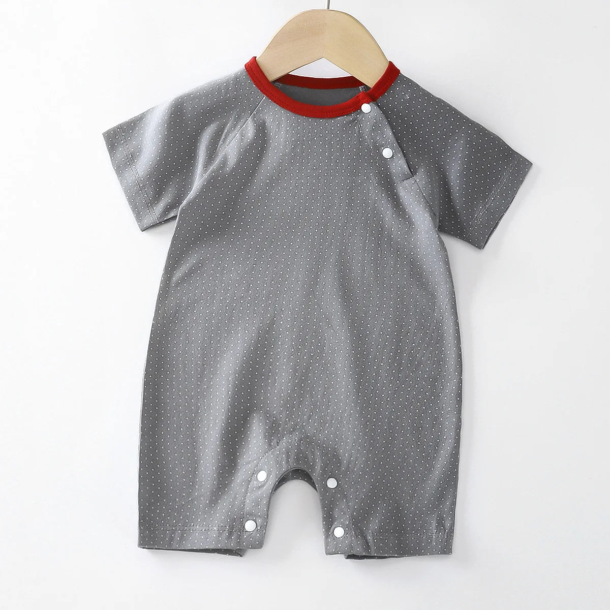 Monos de dibujos animados para bebé, mono de algodón transpirable de verano de manga corta para recién nacidos, niños y niñas, ropa para gatear