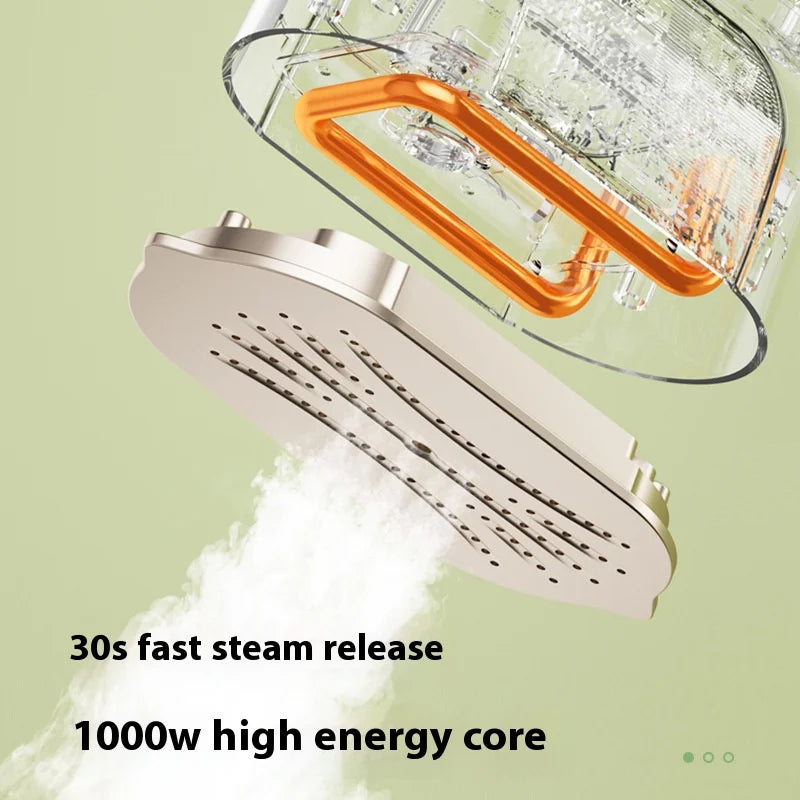 Plancha eléctrica de mano para colgar, máquina de planchar para el hogar, Mini plancha de vapor plegable de viaje, de doble uso húmedo y seco