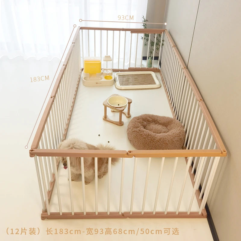 Jaula para perros fuerte y duradera, valla interior suave para mascotas, vallas para perros antioxidantes, diseño creativo, fácil instalación, suministros de productos para mascotas