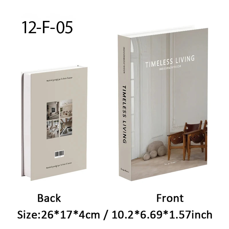 Caja de almacenamiento de libros falsos de lujo bohemio Monet Matisse, decoración Interior del hogar, libros decorativos, mesa de centro, decoración para dormitorio y sala de estar