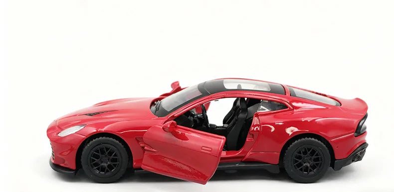 1/41 Aston Martin Vanquish coche de aleación fundido a presión y vehículos de juguete modelo de coche modelo a escala en miniatura coche de juguete para niños