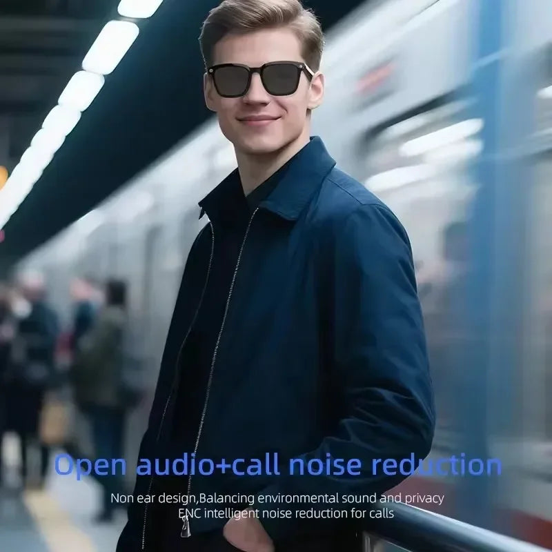Gafas Inteligentes Lenovo con IA, Traducción por IA, Cámara HD de 8MP, Grabación de Imágenes 4K, Llamadas Bluetooth, Grabación de Música, Gafas de Sol Inteligentes, Novedad 2026