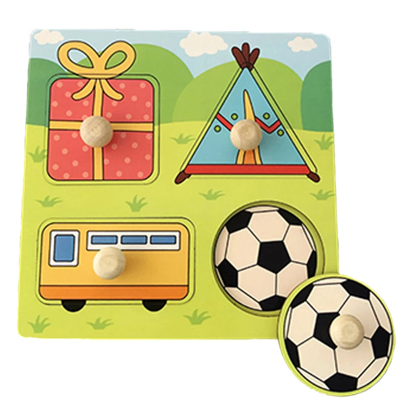 Rompecabezas Montessori para bebés juguetes de madera para niños de 1 2 y 3 años juegos educativos de aprendizaje para niños regalos de cumpleaños para niños