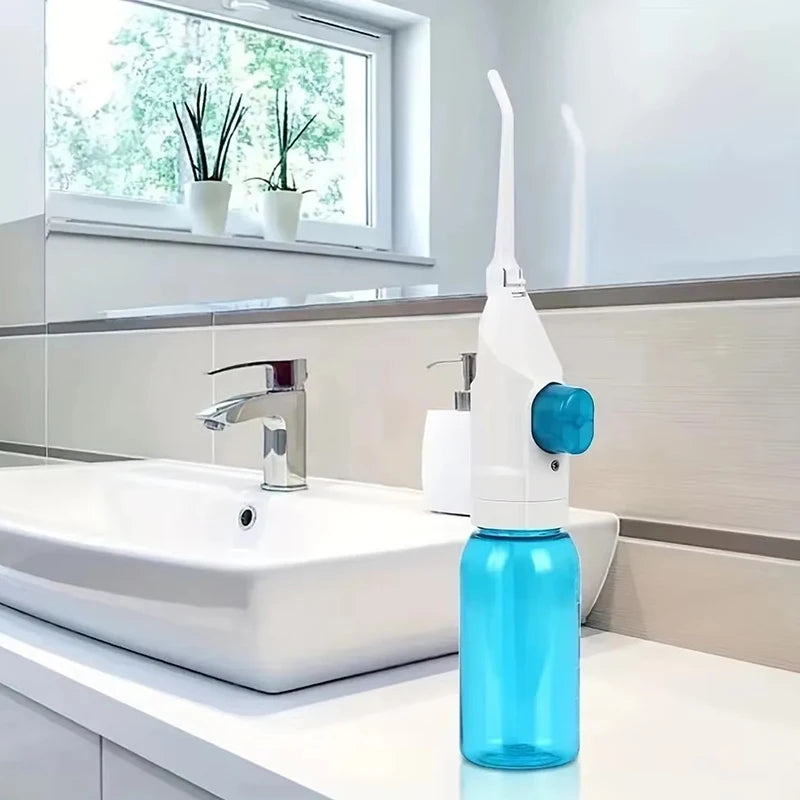 Irrigador Oral de alta presión para el hogar, irrigador portátil de agua limpia, hilo Dental Manual, palillo de dientes de agua de alta presión 2025, 2024