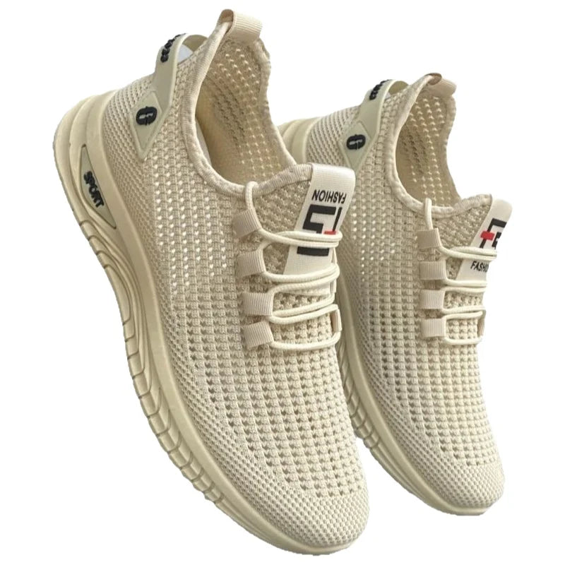 Zapatillas Deportivas Casuales Transpirables para Hombre, Primavera 2025, Nuevas con Superficie de Malla, Estilo Coco, para Deportes al Aire Libre, Ligeras y Cómodas