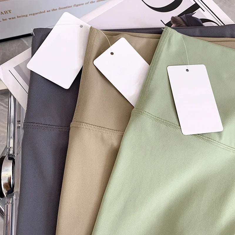 Pantalones cortos de Yoga de verano, mallas elásticas transpirables, mallas deportivas de secado rápido, Fitness, Yoga, ciclismo, pantalones cortos atléticos para gimnasio