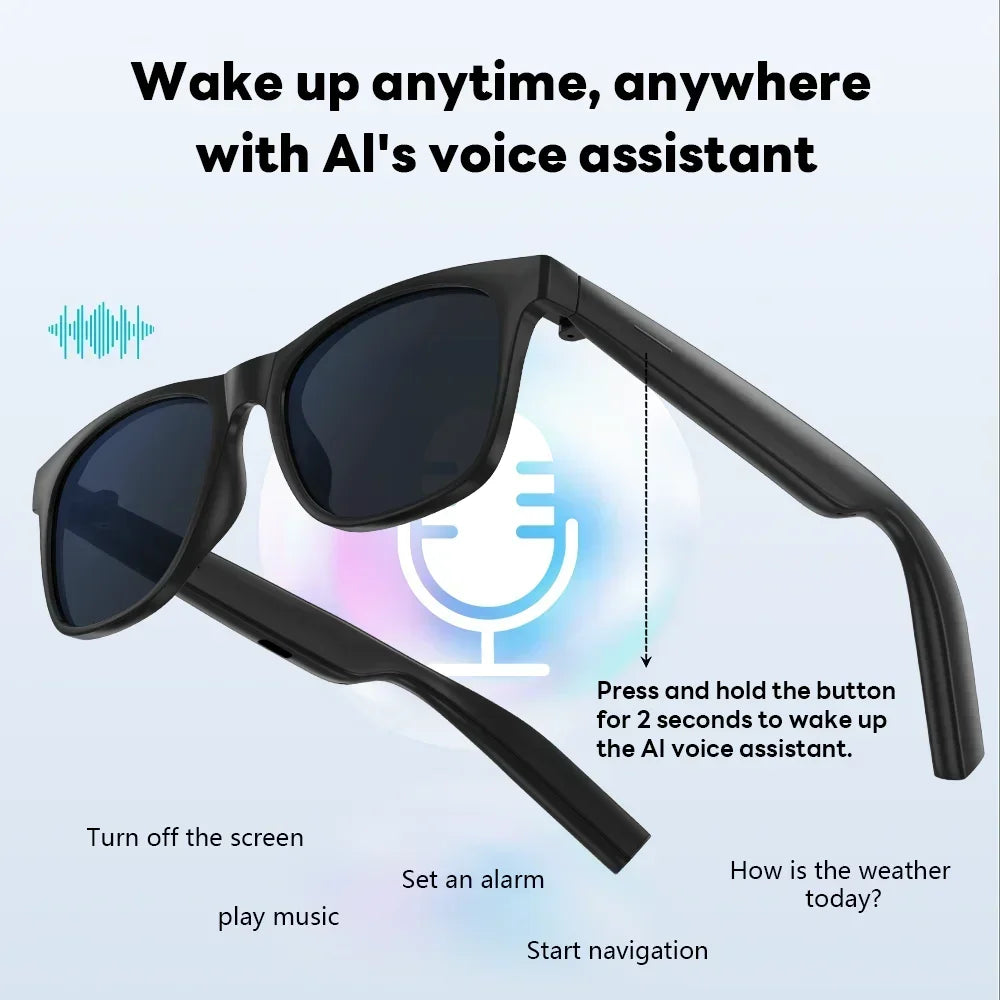 Lentes Inteligentes con IA Lenovo 2026, Nuevas, con Control Táctil 8K, Grabación de Fotos y Vídeos, Traductor, Asistente de Voz, Bluetooth, Inalámbricas