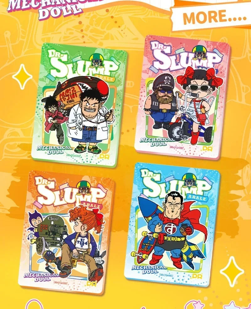 Tarjetas Arale originales Akira Toriyama, figuras de autorretrato, tarjeta rara SE SP BP, periferia de animé, tarjeta coleccionable, juguete para regalo