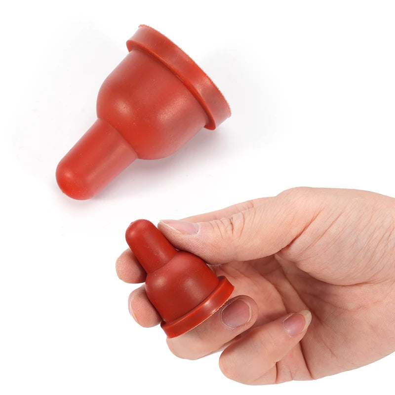 Bebedero para ganado y ovejas, tetina roja para alimentación de ternero, tetina para biberón, accesorios para biberones, suministros de alimentación para ganado, 2 uds.