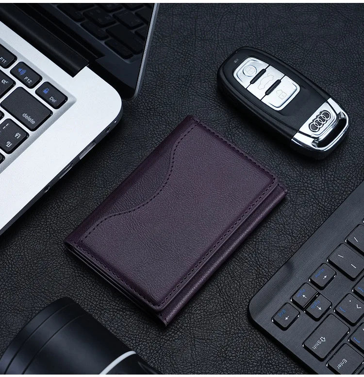 Cartera con tarjetero magnético para iPhone, Samsung, Xiaomi, MagSafe, funda desmontable con múltiples ranuras para tarjetas