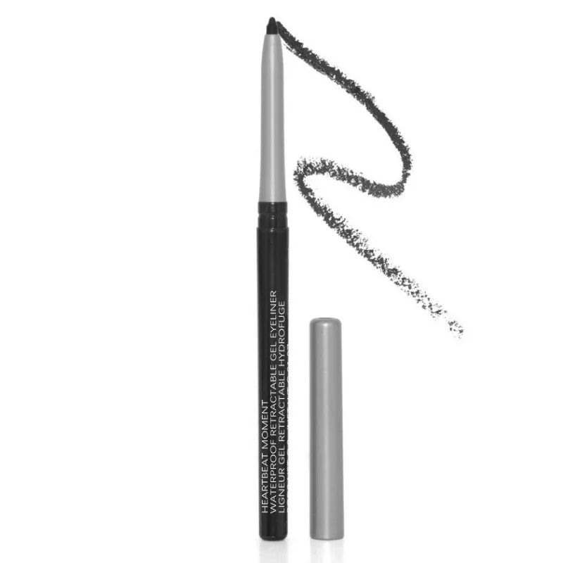 Lápiz Delineador de ojos negro resistente al agua, a prueba de manchas, de larga duración, crema marrón oscuro, delineador de ojos en Gel, maquillaje de ojos para principiantes, 1-3 unidades