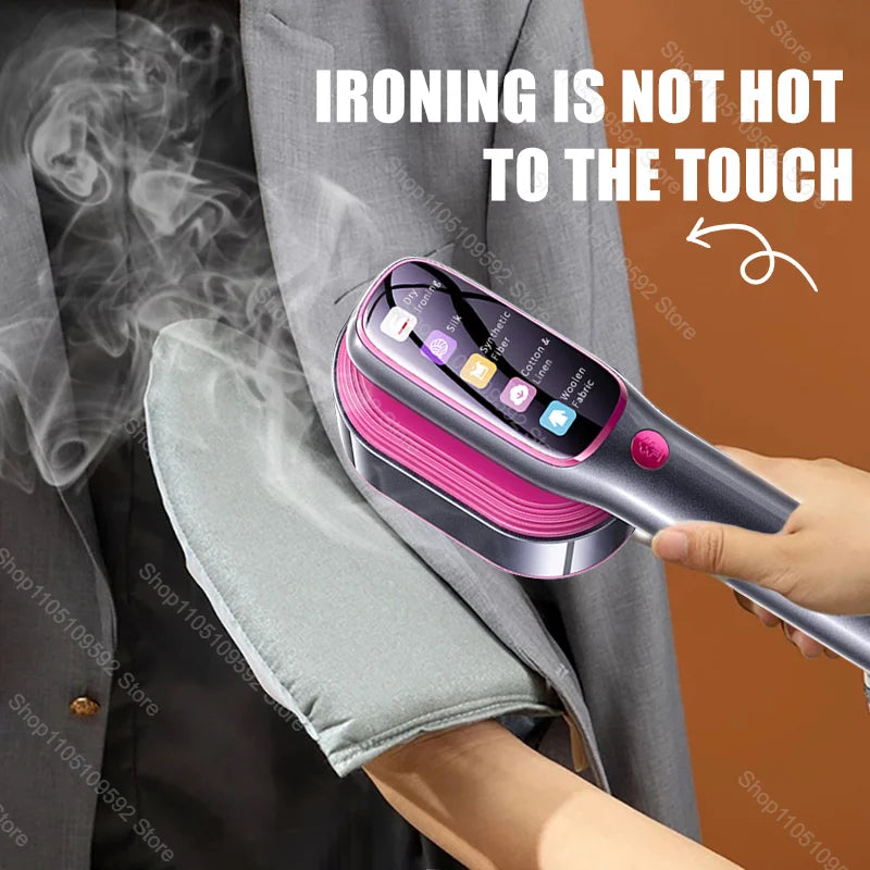 Vaporizador de ropa portátil profesional, nuevo modelo 2026, 1200W, calentamiento rápido, plancha de vapor portátil para tela de ropa para el hogar y los viajes