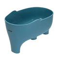Cesta de drenaje para cocina con forma de elefante, material PP, 10*14*22cm, colador multifuncional para fregadero, lavador de frutas y verduras, cesta de almacenamiento