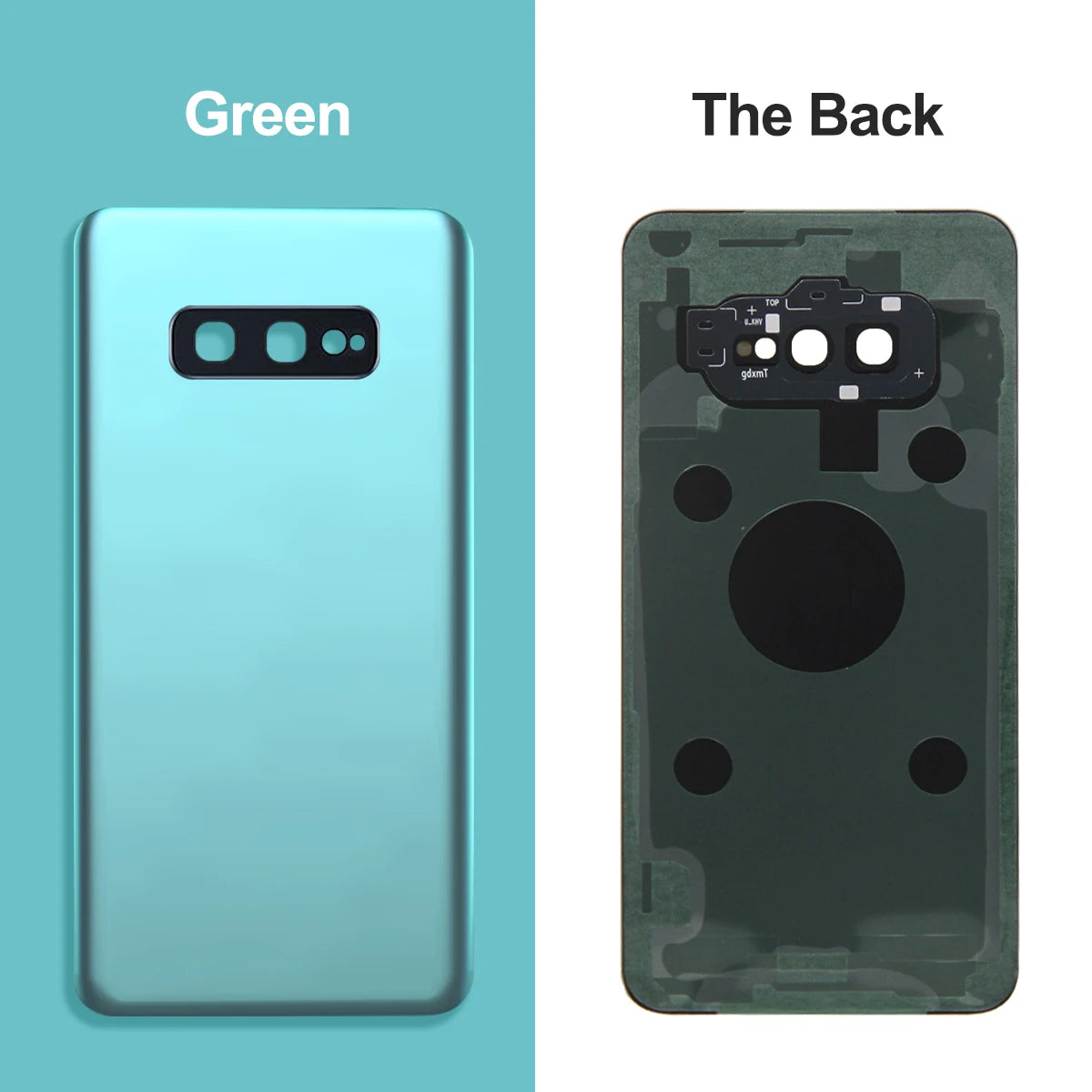 Cubierta trasera para Samsung Galaxy S10E G970 G970F G970W, carcasa trasera de repuesto para batería, cubierta trasera con adhesivo