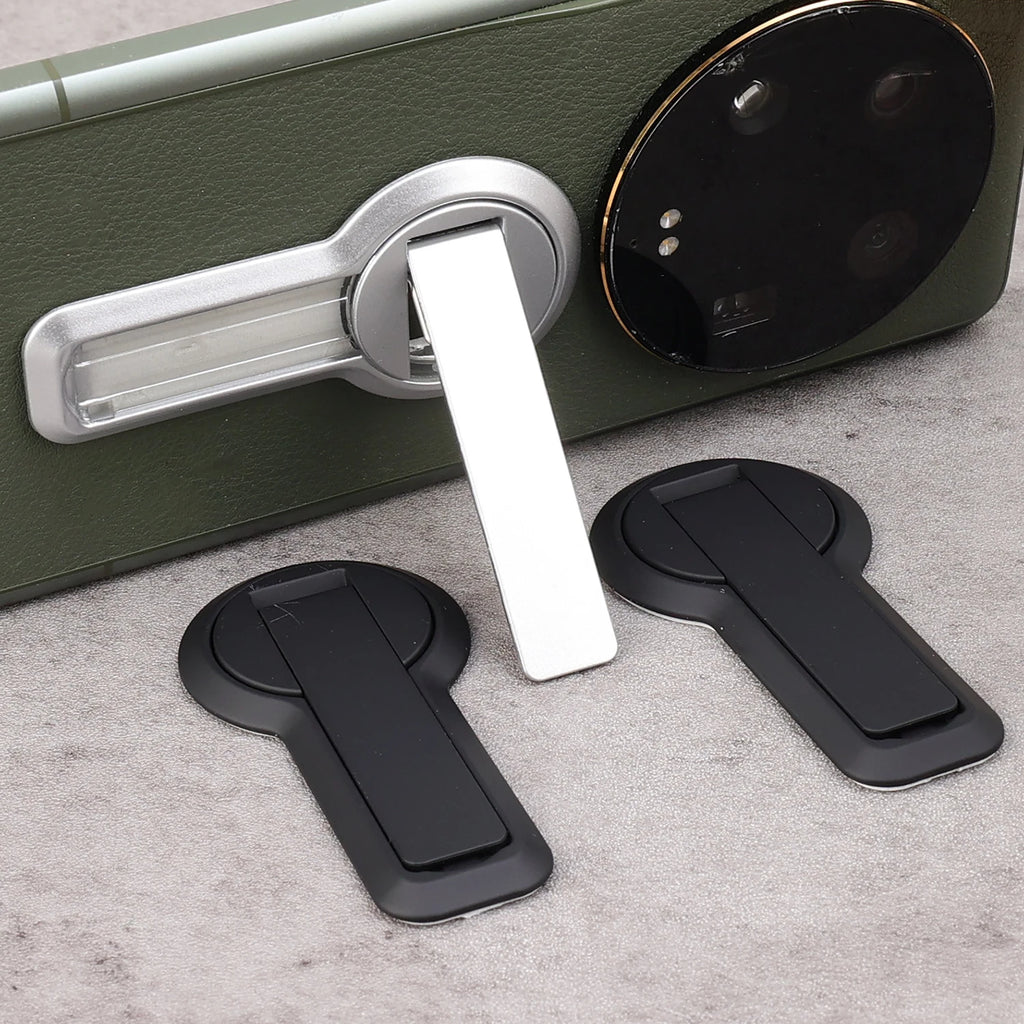 Soporte autoadhesivo portátil para teléfono móvil, soporte plegable ultrafino para teléfono de escritorio, soporte para IPhone, Samsung, Xiaomi