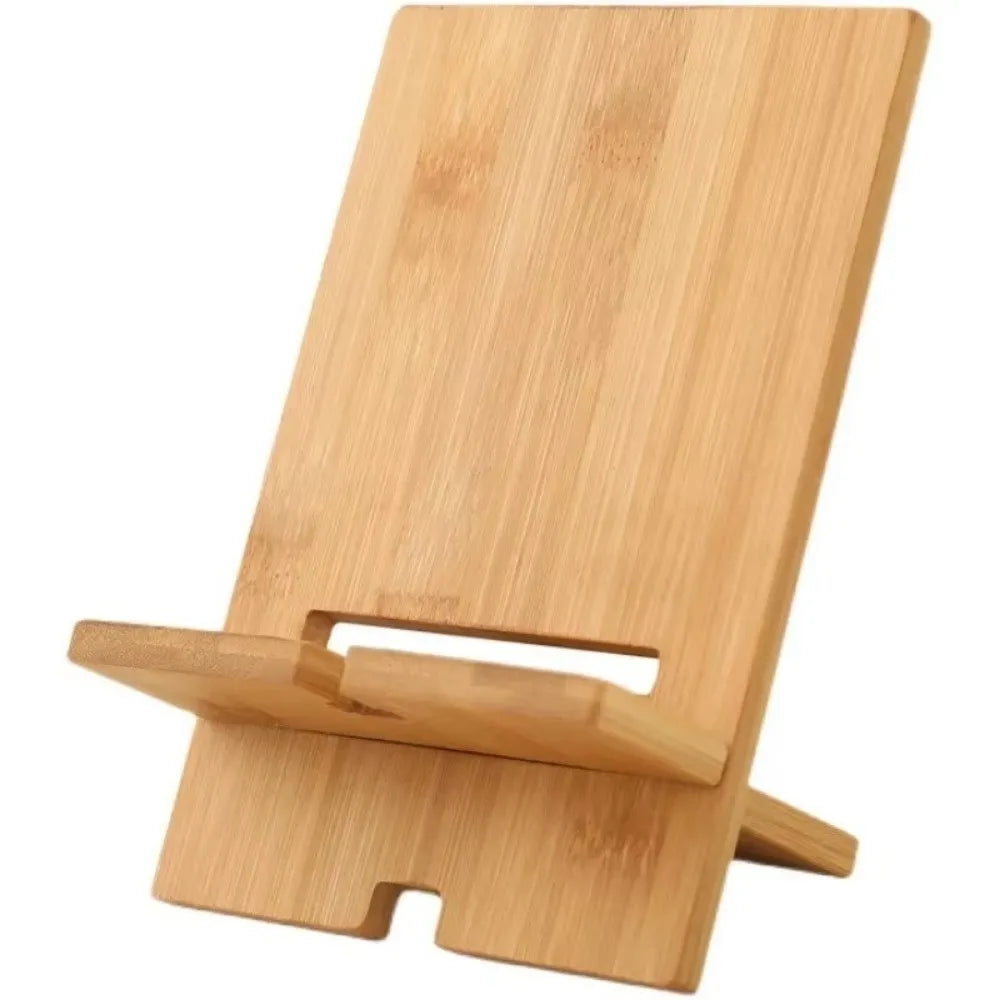 Soporte de madera para teléfono de escritorio, soporte multifuncional para tableta, soporte para teléfono móvil para el hogar/oficina