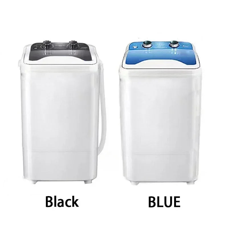 Venta caliente del hogar 7.5L 3 en 1 mini lavadora portátil de cubo grande con función de lavado y vibración, gran capacidad