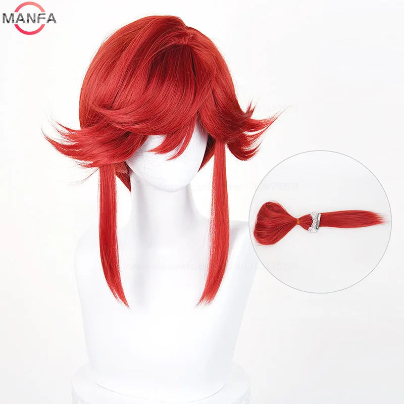 Peluca de cosplay de Gachiakuta Anime Rudo Zanka Riyo Reaper Guita Eishia Stilza Amo Empool, peluca corta, pelucas sintéticas resistentes al calor