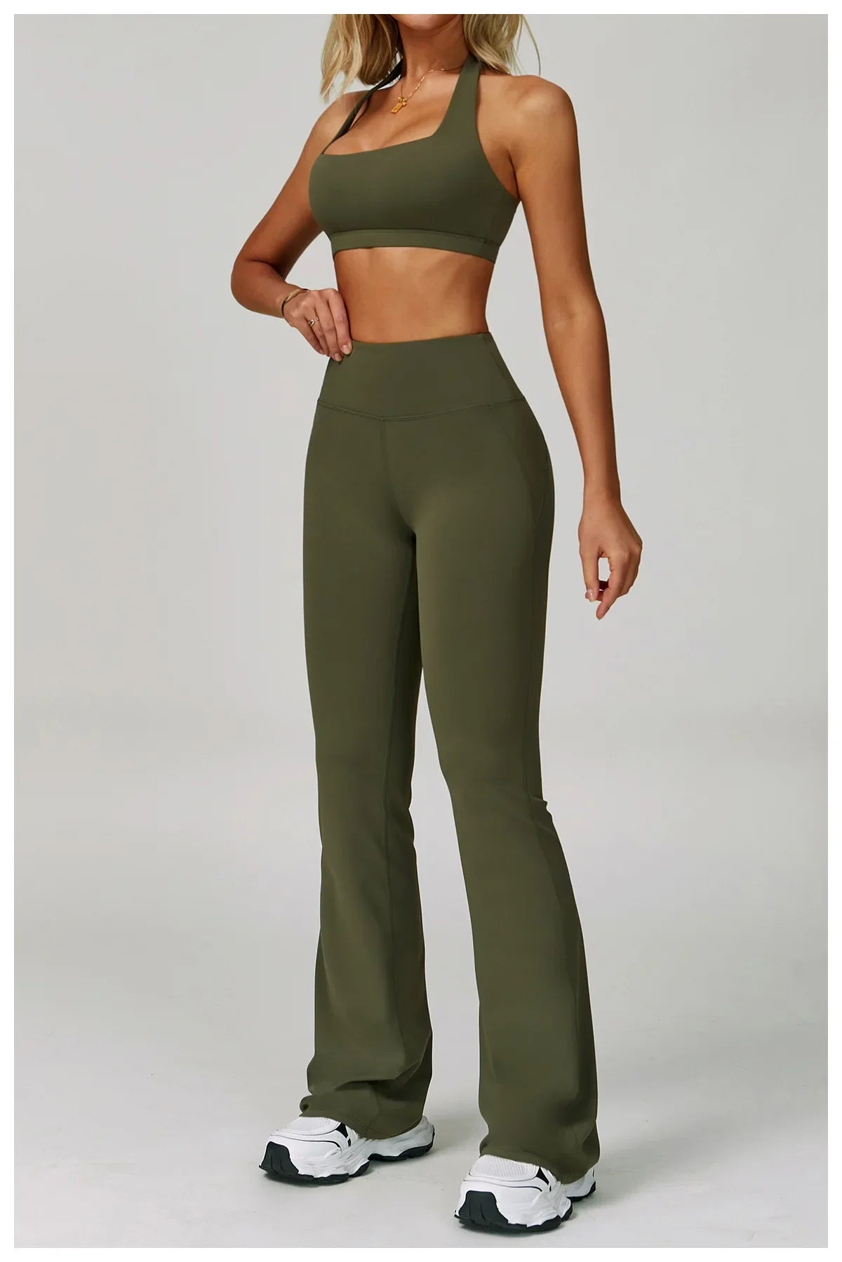 Conjuntos de 2 uds de chándal para mujer, ropa deportiva, conjuntos de Yoga, ropa deportiva, sujetador de entrenamiento, conjunto de mallas de cintura alta, ropa de gimnasio, trajes deportivos