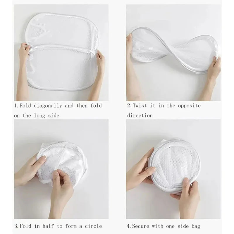 Cesta de lavandería de malla, cesta de almacenamiento pequeña y plegable para sala de estar, dormitorio, cambio de ropa, portátil, para viajes de negocios