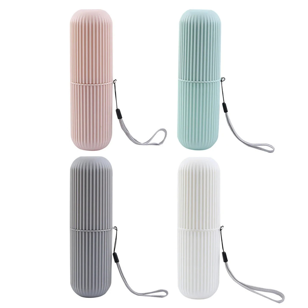 4 Uds. Caja protectora portátil para pasta de dientes, caja de almacenamiento para viaje y Camping, protege el cepillo de dientes de la suciedad y los daños