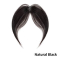 Extensiones de cabello humano con clip para mujer, mini clip recto, flequillo de cabello humano natural Remy, ligero, negro natural